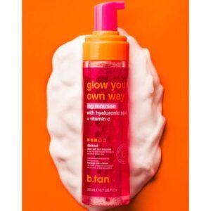 B.TAN Glow your own way Διαφανές Self tan mousse κανονικής έντασης μαυρίσματος 200ML - Image 4