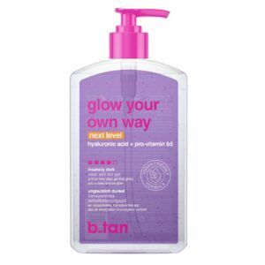 B.TAN Glow your own way next level 437ml, Διαφανές Self tan gel έντονου μαυρίσματος